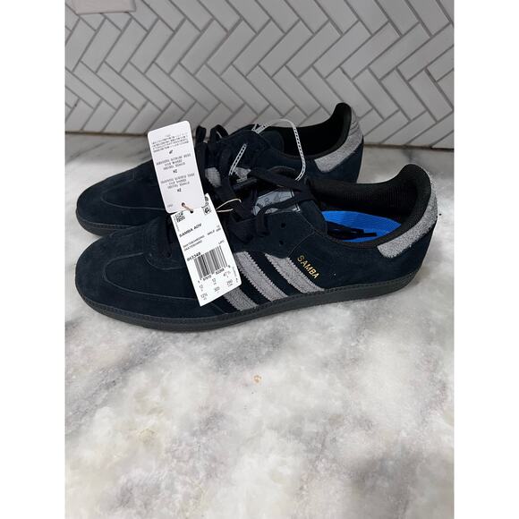 Adidas Samba ADV IG1348 Black Grey Suede Men’s 12 Skateboarding Shoes New Tags - Picture 12 of 13